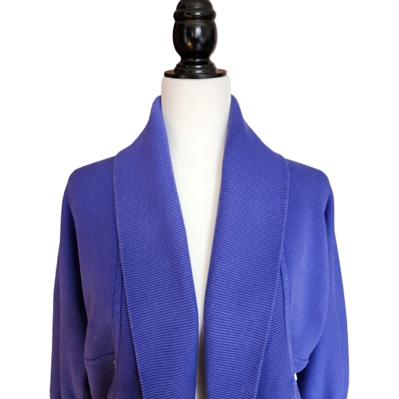 Aritzia Wilfred Diderot Blue Cocoon Cardigan Sweater - Picture 8 of 16